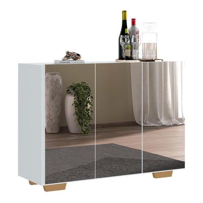 Aparador Buffet 4 Portas Vegas V3560 Branco/