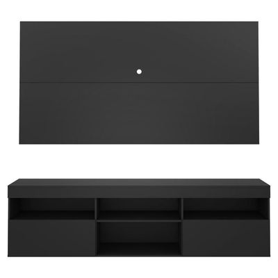 Rack Suspenso Com Painel Para Tv Até 65´´ Fg3299 Preto