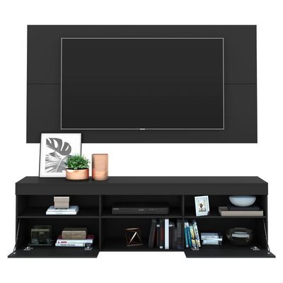 Rack Suspenso Com Painel Para Tv Até 65´´ Fg3299 Preto