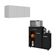 Kit Armário De Cozinha 3 Portas Com Balcão Multiuso Multimóveis Mp2234 Branco-preto Branco-preto