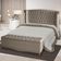 Kit De Quarto Cabeceira De Cama Box E Calçadeira Baú Toquio Casal 140 Cm Suede Capuccino Do Lar Móveis E Decoração