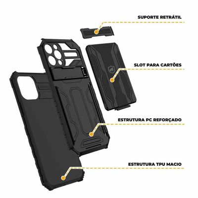 Capa para iPhone 12 - Guardian - Gshield
