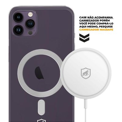 Kit Capa Magsafe e Pelicula Coverage 5D Pro Preta para iPhone 14 Pro Max - Gshield