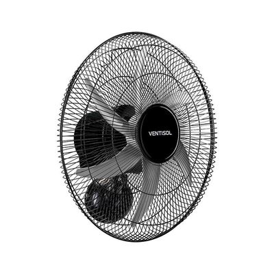 Ventilador Steel Oscilante Parede 50cm Ch Hh Ventisol Preto 220V