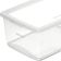 Kit 3 Caixas Organizadoras 15L Plástico com Tampa My Closet Ordene Transparente Retangular