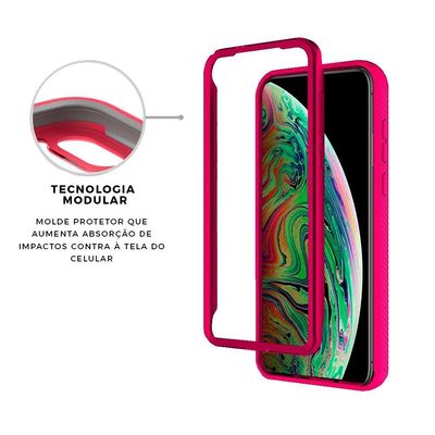 Capa Stronger Rosa Para iPhone XS - Gshield