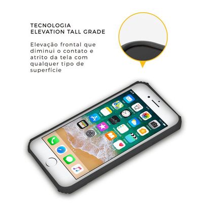 Capa Dual Shock X Preta - para IPhone 7 E 8 - GShield