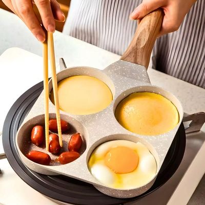 Panela Antiaderente Frigideira 4 Em 1 - Vários Alimentos