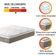 Colchão Casal Molas Ensacadas Guarda Costas Alameda 138x188x30cm Marrom-branco Probel Marrom-branco