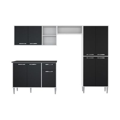 Cozinha Compacta Com Armário E Balcão Multimóveis Vm2840