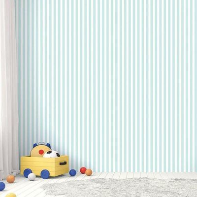 Papel De Parede Listrado - G78406 Turquesa Tiny Tots 2 - G78406