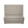 Kit Cabeceira De Cama Box E Calçadeira Baú Retro Capitonê Botão Encapados Casal 140 Cm Suede Prata Do Lar Móveis