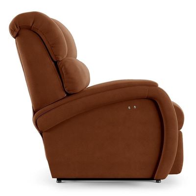 Poltrona Do Papai Reclinável Kalie Power Touch Usb Fh9 Veludo Terracota - Mpozenato