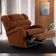 Poltrona Do Papai Reclinável Kalie Power Touch Usb Fh9 Veludo Terracota - Mpozenato