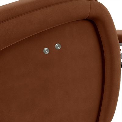 Poltrona Do Papai Reclinável Kalie Power Touch Usb Fh9 Veludo Terracota - Mpozenato