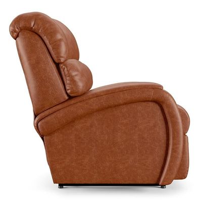 Poltrona Do Papai Reclinável Kalie Controle Power Elétrico Fh9 Pu Caramelo Brilho - Mpozenato