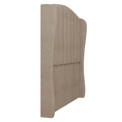 Cabeceira Casal Cama 140cm Glenda I02 Bouclê Capuccino - Mpozenato