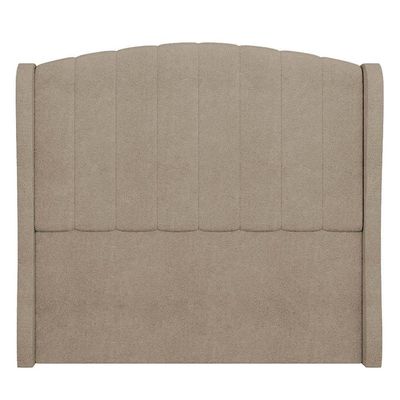 Cabeceira Casal Cama 140cm Glenda I02 Bouclê Capuccino - Mpozenato