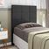 Cabeceira Cama Solteiro 90cm Esmeralda Veludo J02 Preto - Mpozenato