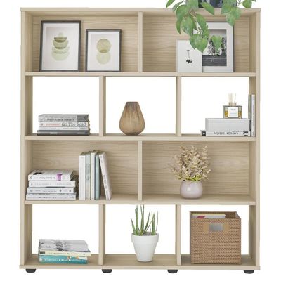 Estante Livreiro 10 Nichos 109x91 Cm Arly