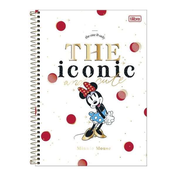 Caderno Universitário Tilibra Espiral 80Fls Minnie Mouse 2