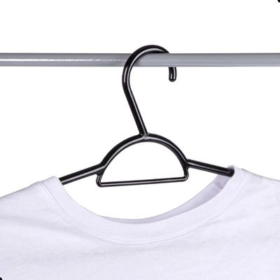 Kit Cabide Plástico Adulto 40cm Preto Sanremo 30 Unidades