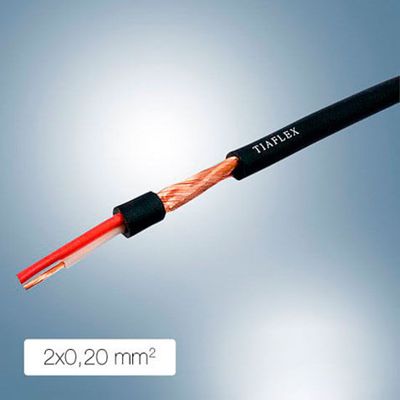 Cabo Microfone Estereo Blindagem 2x0.20 - 30 Metros