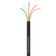Cabo Manga 5x26 AWG - sem Blindagem Preto - 30 Metros
