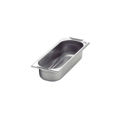 Cuba Tramontina Gn 2-8 Em Aço Inox Com Alças Móveis Profundidade 65 Mm - Aço 430 Tramontina