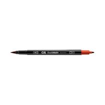 Marcador Artístico Cis Dual Brush Fine Aquarelável Vermelho 0.8mm