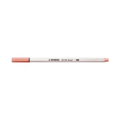 Caneta Hidrográfica Stabilo Pen 68 Brush Aquarelável Salmon