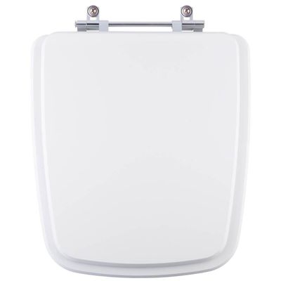Tampa De Vaso Poliéster Clean Branco Para Bacia Deca
