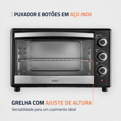 Forno Elétrico Mondial 42L FR-42 Preto 220V