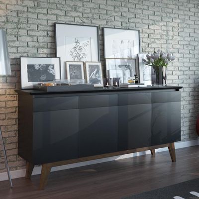 Buffet Classic 4 PT Preto