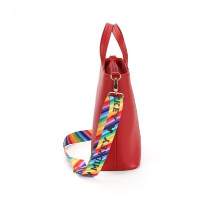 Bolsa Shopper Mickey Stamp Vermelho - Unico Vermelho