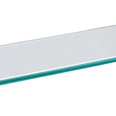 Prateleira de Vidro Tramontina Glass Reta com Suporte Injetado 600x150x8 mm
