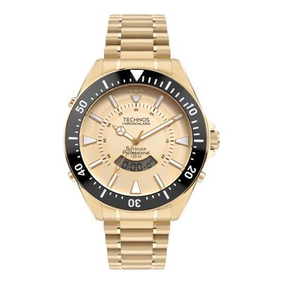 Relógio Technos Masculino Skydiver Dourado - Wt2050ak/1d Wt2050ak/1d
