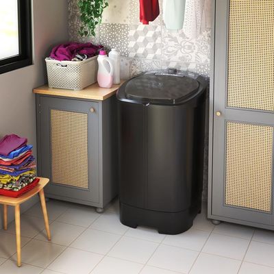 Tanquinho De Lavar Roupa Mueller 20 Kg Semiautomático MLT20B Preto 110V