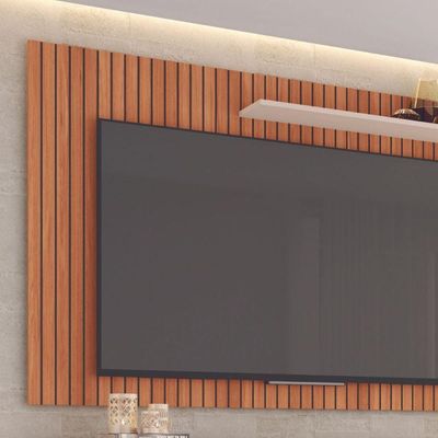 Rack Caemmun New Oscar Com Painel 1,8 Metros Freijo/off White