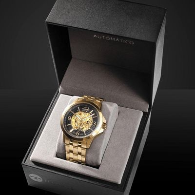 Relógio Technos Masculino Automático Dourado - 8n24ak/4p 8n24ak/4p