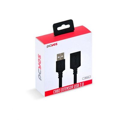 Cabo Extensor Usb A 2.0 M P- F 1m Puamf2-1