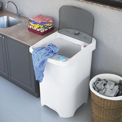 Tanquinho De Lavar Roupa Mueller 10 Kg Com Superesfregador MLT10C Branco 220V