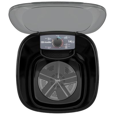 Tanquinho De Lavar Roupa Mueller 14 Kg Semiautomático MLT14B Preto 110V