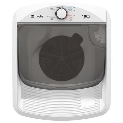 Tanquinho De Lavar Roupa Mueller 10 Kg Com Superesfregador MLT10C Branco 220V
