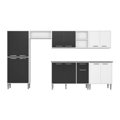 Cozinha Compacta Armário E Balcão Xangai Jazz Multimóveis