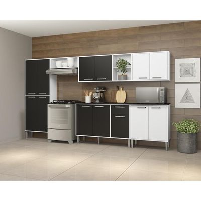 Cozinha Compacta Armário E Balcão Xangai Jazz Multimóveis