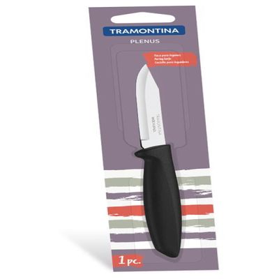 Faca Legumes e Frutas Inox 3 Plenus Preto Tramontina