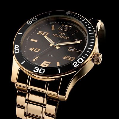 Relógio Technos Masculino Racer Dourado - 2115twb/1p 2115twb/1p