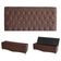 Kit Estrela Cabeceira De Cama Painel E Calçadeira Baú Botão Cristal Queen 160 Cm Suede Rosê Do Lar Móveis E Decoração