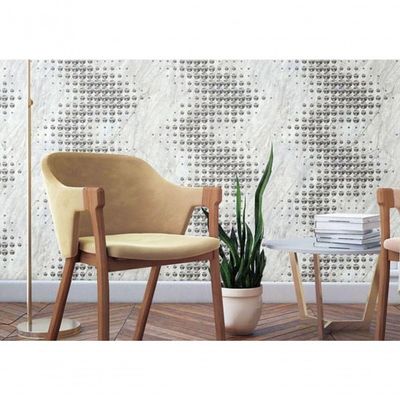 Papel De Parede Terra Gracia Stud Marble (silver) 831011 Terra Gracia 831011